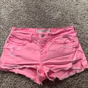 Abercrombie & Fitch Pink Summer Shorts
